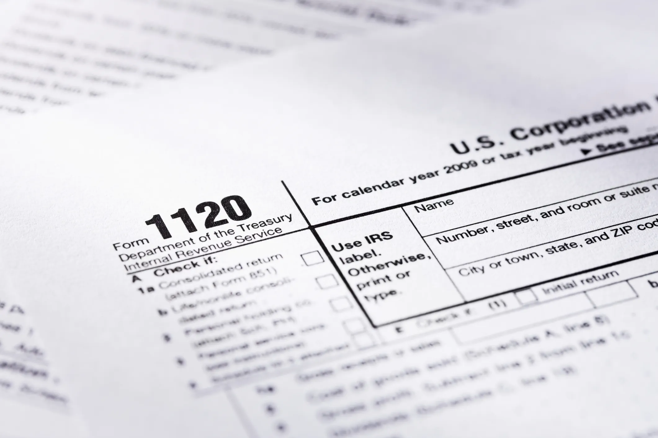 US tax filing for Canadian corporation